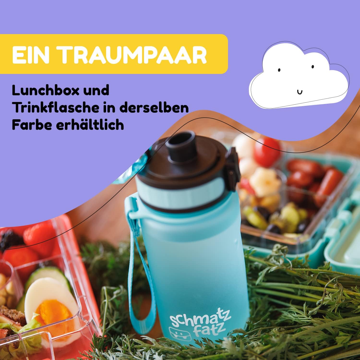 Thumbnail 6 de Schmatzfatz Sportflasche 350 ml – BPA-frei, auslaufsicher und tragbar