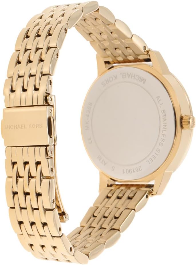 Thumbnail 4 de Michael Kors Montre Melissa pour Femme — Mouvement Quartz, bracelet acier doré