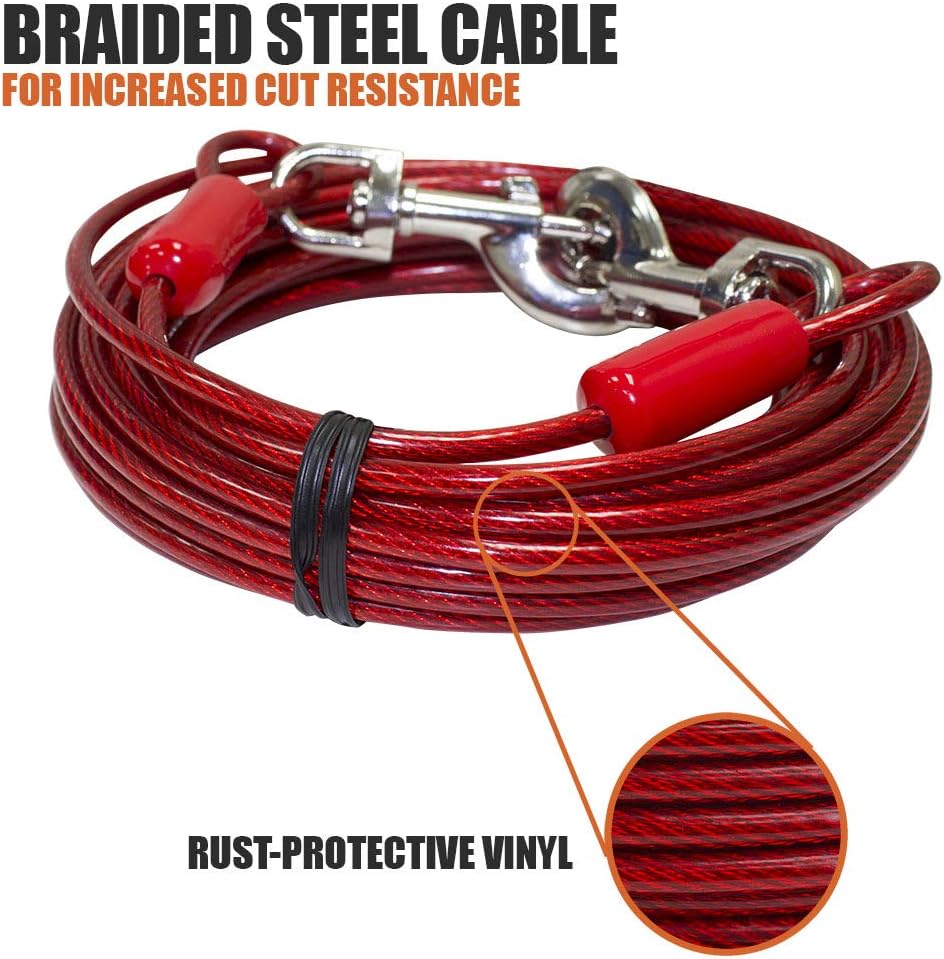 Detalle 2 de BV Dog Tie-Out Cable 30 Feet