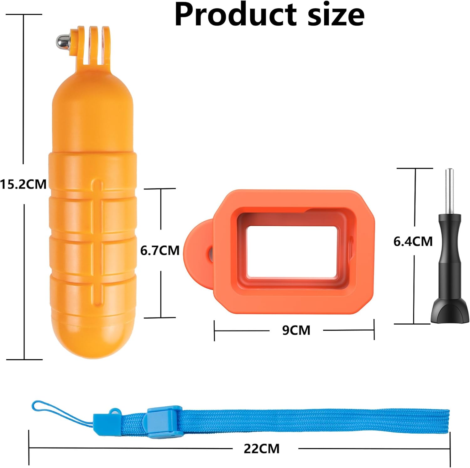 Detalle de Floaty Case for GoPro Hero 13 Foam float 1 handle