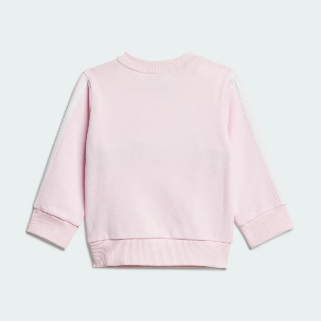 Detalle de Conjunto Seasonal Essentials Tiberio Fleece 3 bandas para bebé de Adidas