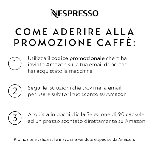 Detalle de Nespresso Inissia EN80.CW, macchina per espresso color crema