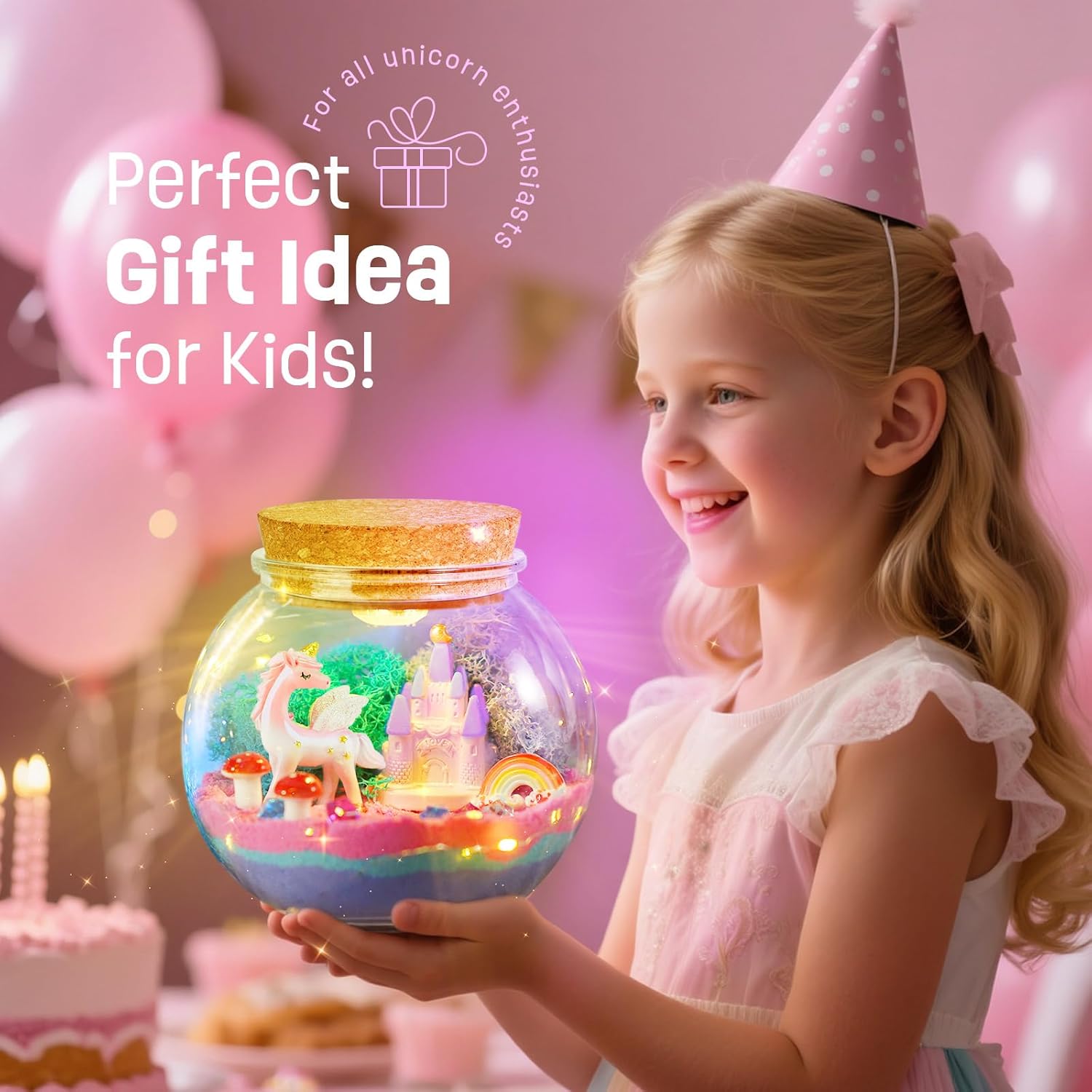 Thumbnail 5 de Einhorn Terrarium Set DIY für Mädchen