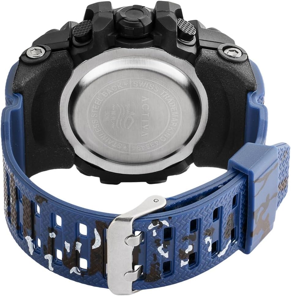 Thumbnail 2 de Invicta Activa Digitale 54mm — Montre homme quartz plastique, cadran bleu