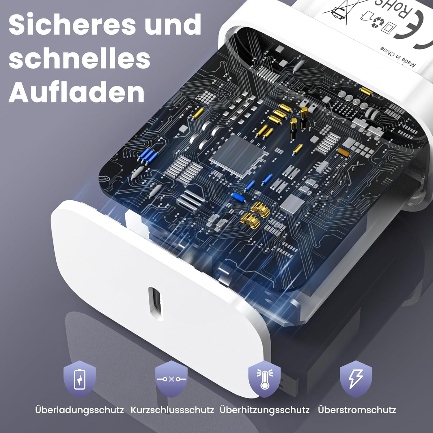Thumbnail 4 de iPhone Ladekabel 2er-Pack – MFi-zertifiziert, USB-C auf Lightning, 2 m & 3 m