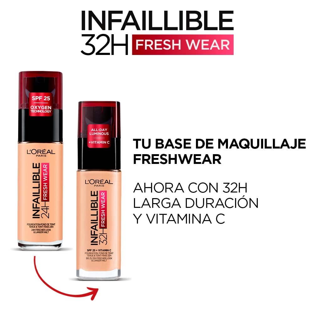 Detalle de Infaillible 32H Fresh Wear 30 ml Make-up