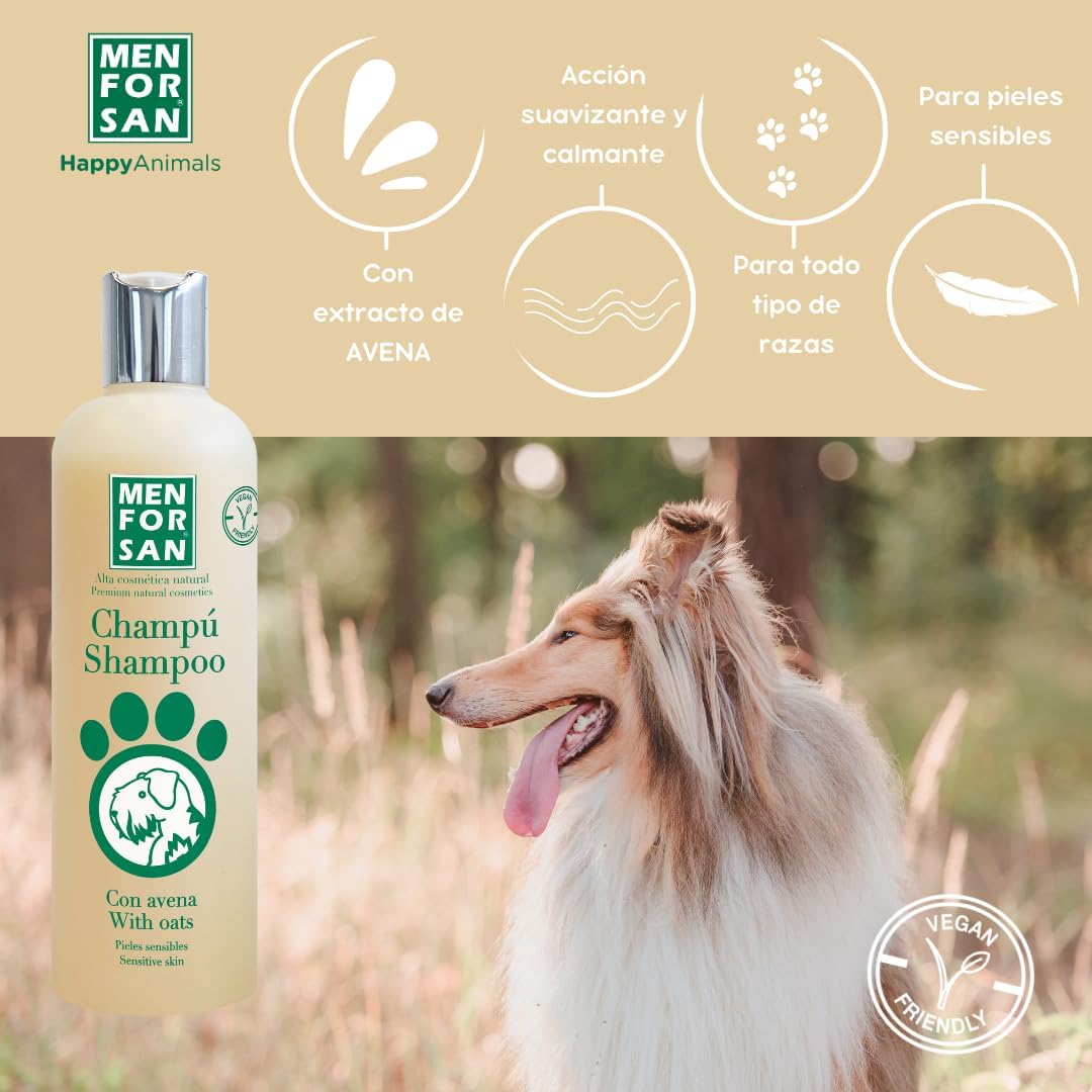 Detalle de Champù Perro con Avena 300 Ml – cuidado suave para pelaje y piel