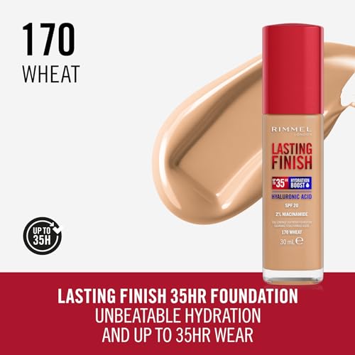 Thumbnail 1 de Rimmel London Lasting Finish Maquillaje 170 Wheat 🌟