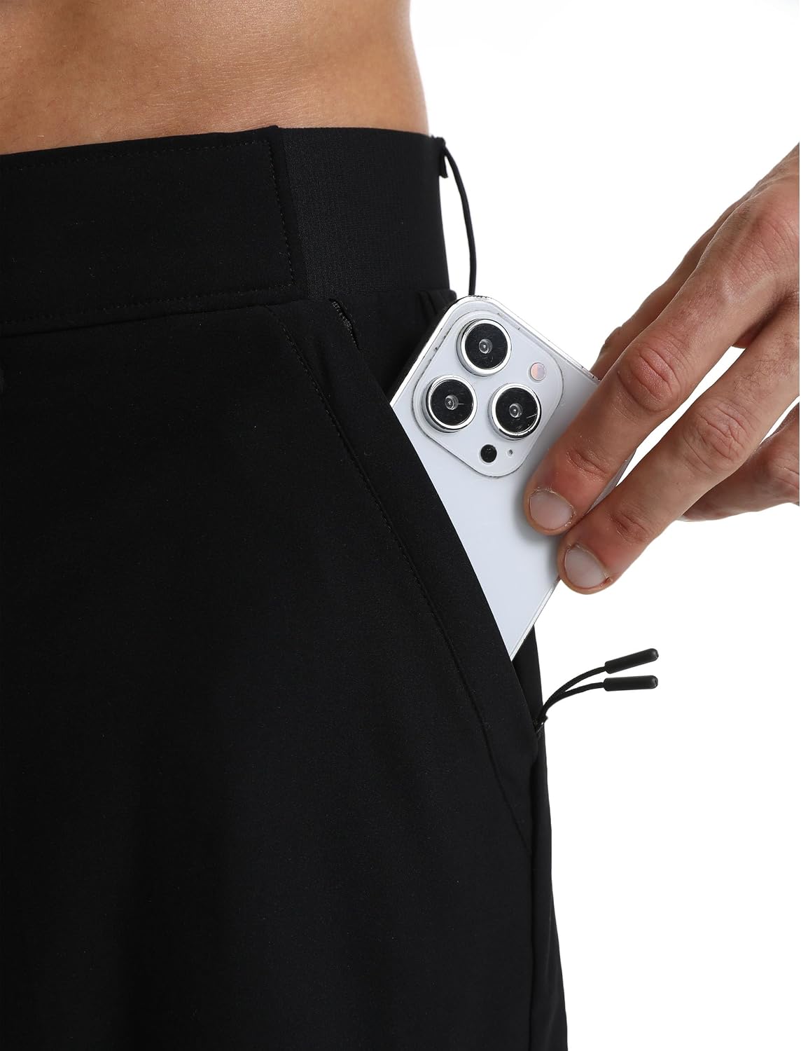 Detalle 1 de Men's Quick-Dry Hiking Cargo Shorts, 9-Inch