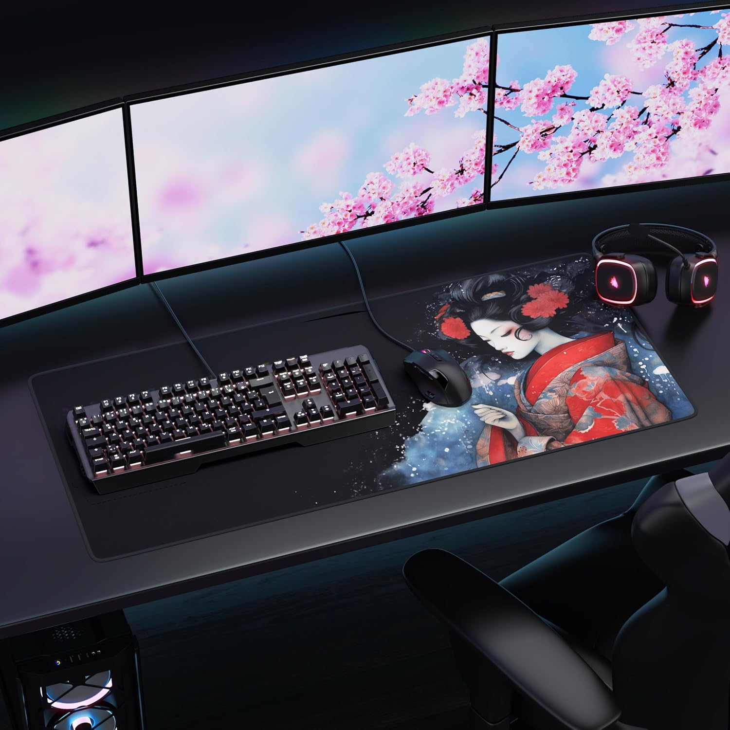 Thumbnail 6 de Titanwolf XXL Speed Gaming-Mauspad (900 x 400 mm, 3 mm) – Geisha 2