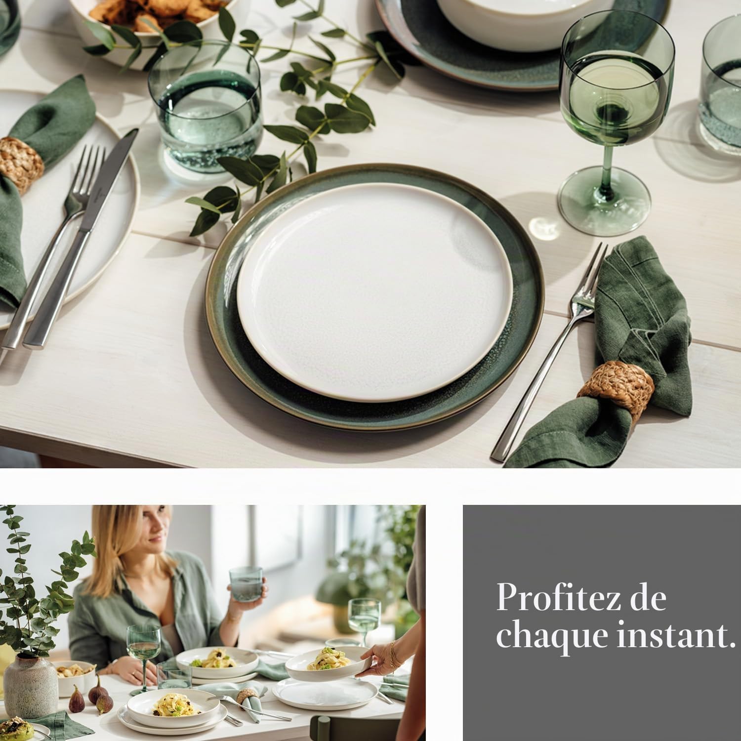Thumbnail 6 de Photophore Winter Glow en porcelaine Premium de like. by Villeroy & Boch — Blanc