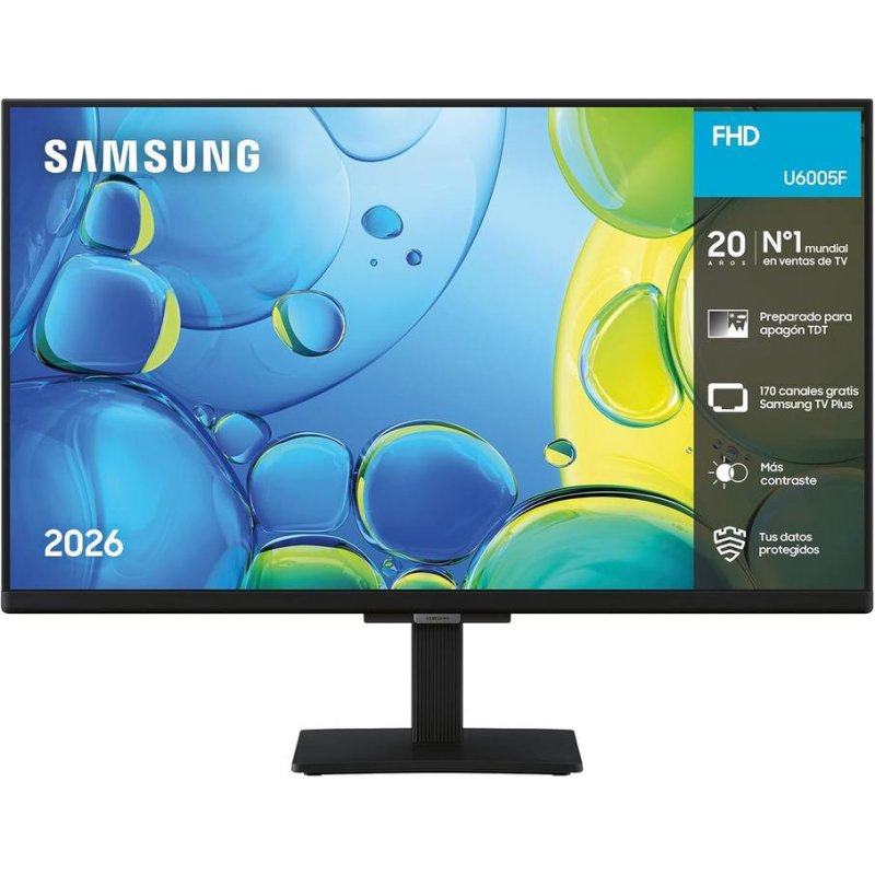 Detalle de Samsung TV LED TU24F6005FK 24" Full HD 60 Hz: inteligente, compacto y apto para espacios pequeños