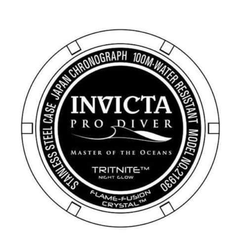 Detalle de Invicta Pro Diver 21930: Reloj de acero inoxidable 48 mm para hombre, cuarzo y 100 bares