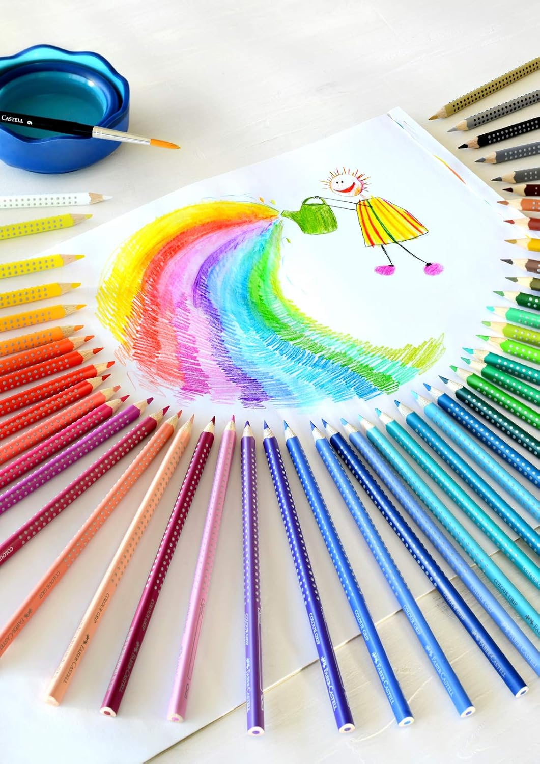 Detalle de Faber-Castell Colour Grip Buntstifte Set, 12 Malstifte bruchsicher