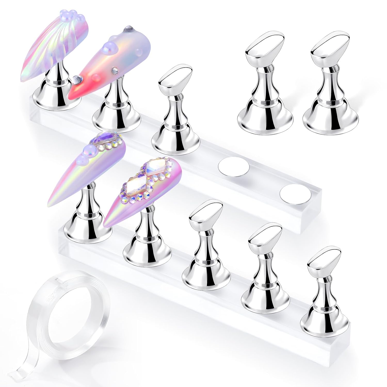 Detalle de Makartt Nail Art Stand, Silver
