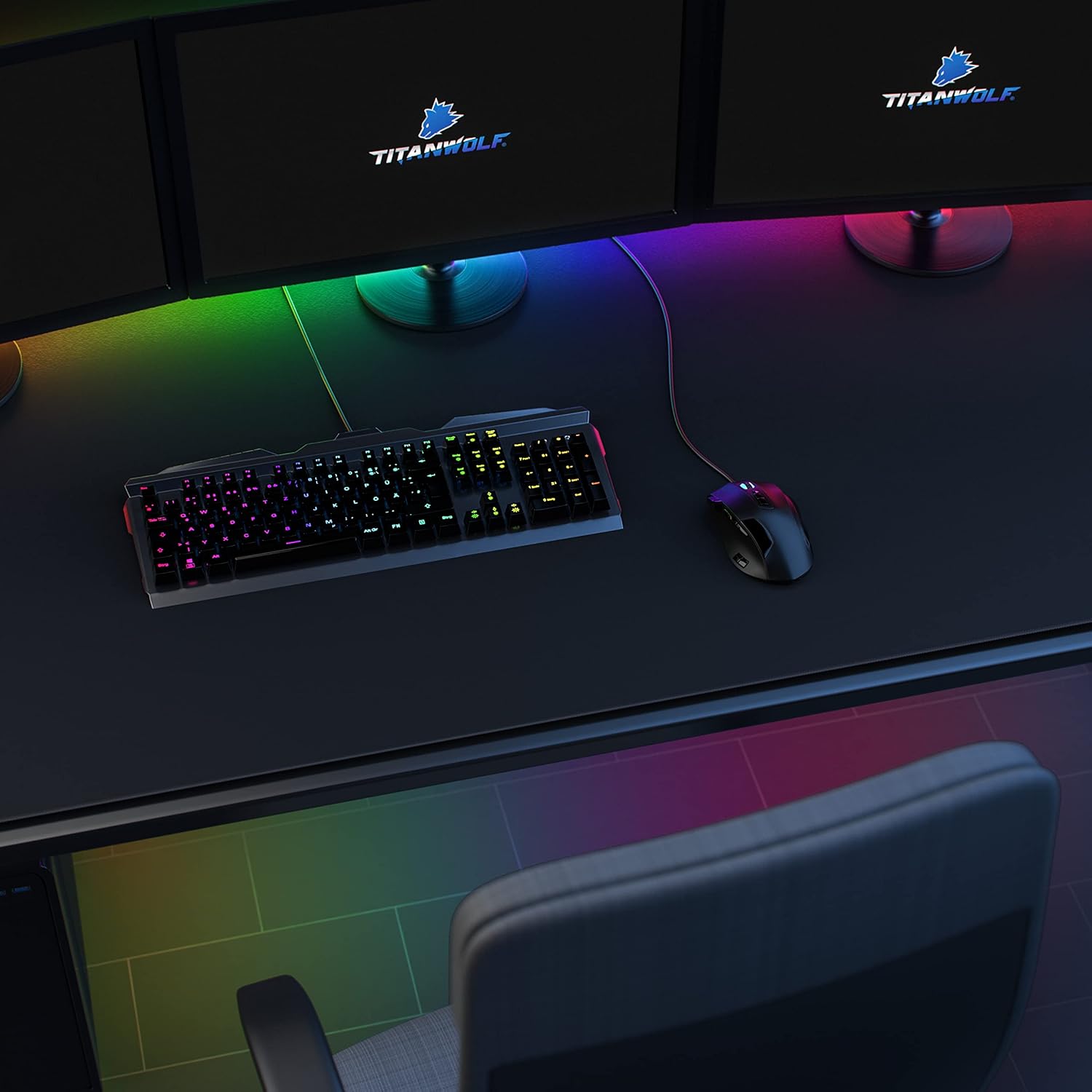 Thumbnail 4 de TITANWOLF Extra Large Gaming Mouse Mat 1200x800mm 🖱