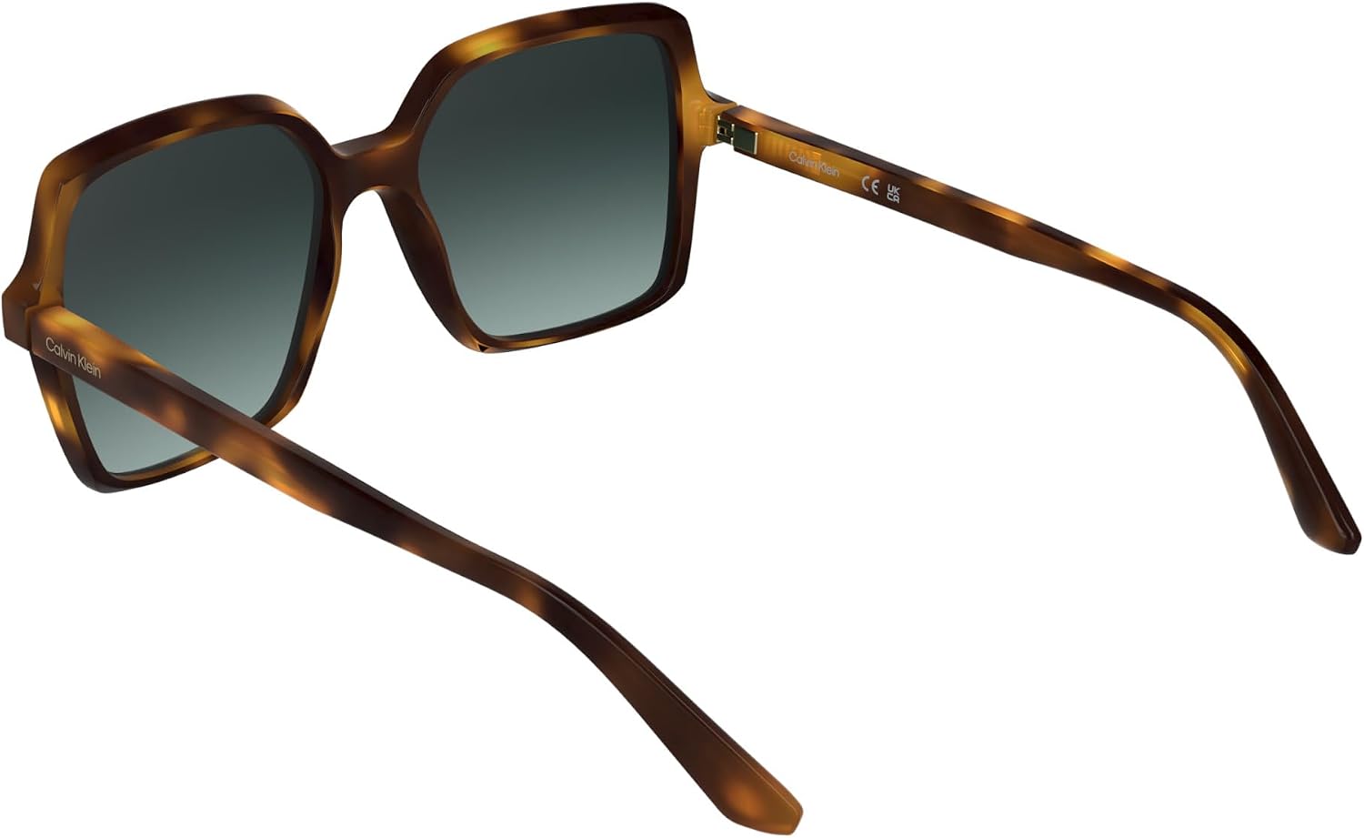 Detalle 2 de Calvin Klein CK25537S occhiali da sole donna con montatura “farfalla” e logo sulle aste