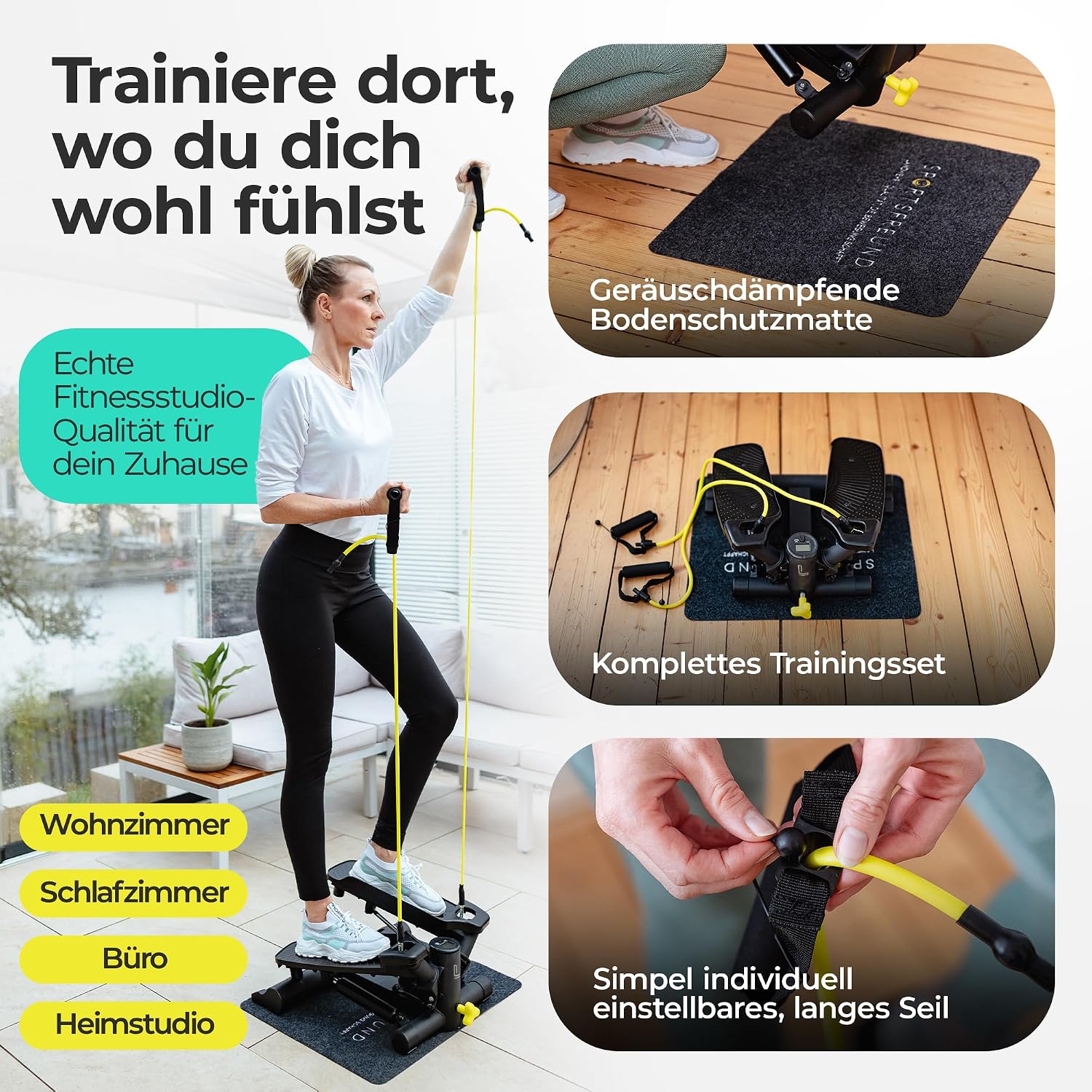Detalle 2 de LANDWEHR Stepper Treppensteiger 180 kg Belastbarkeit đ