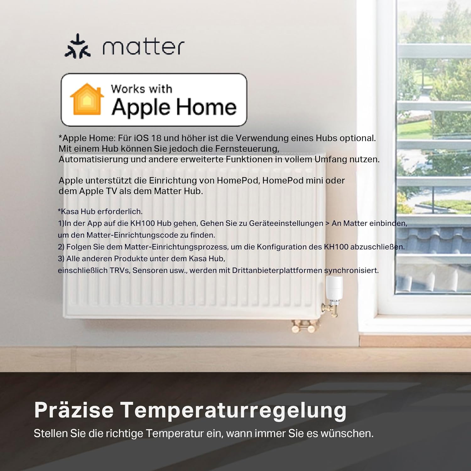 Detalle de TP-Link Smartes Heizkörperthermostat Erweiterungseinheit