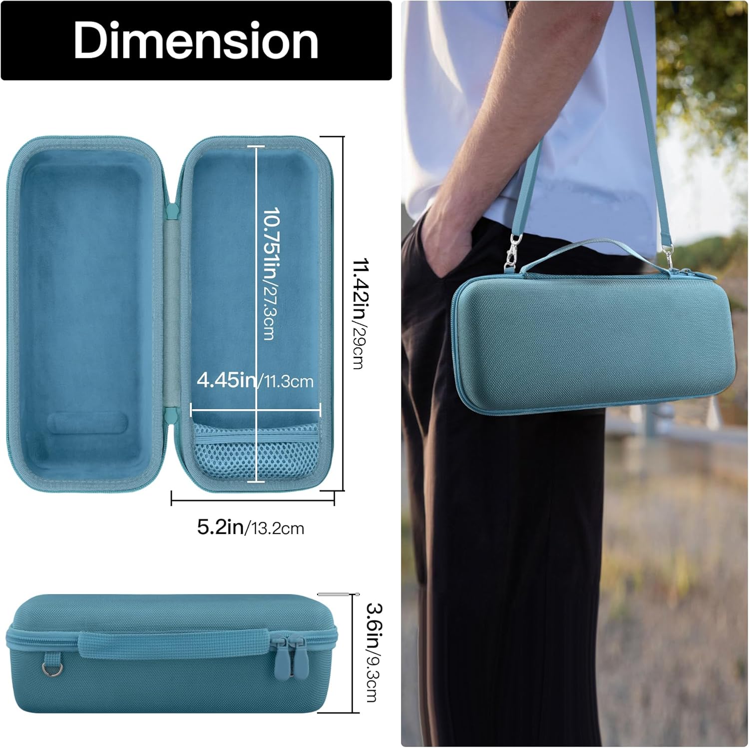Thumbnail 4 de co2CREA Storage Carry Travel Hard Case for Bose SoundLink Plus Speaker (Case Only)