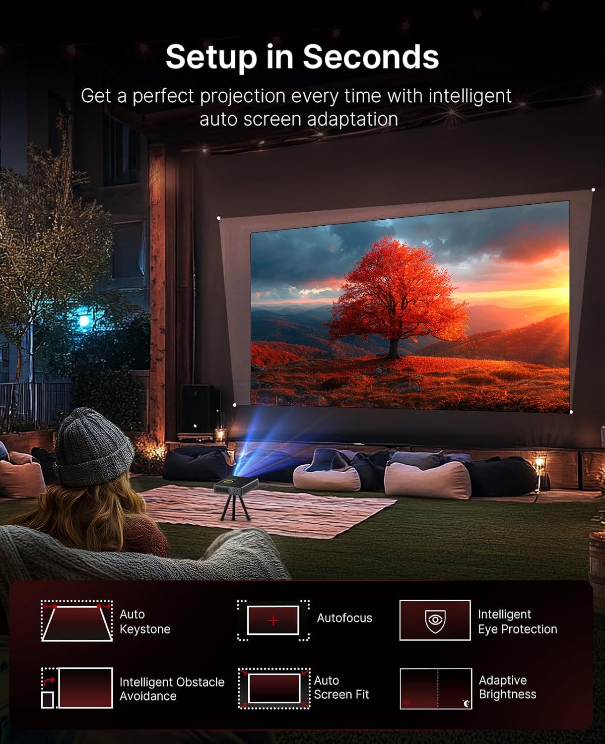 Thumbnail 5 de NexiGo Nova Mini 1200 Lumens projector