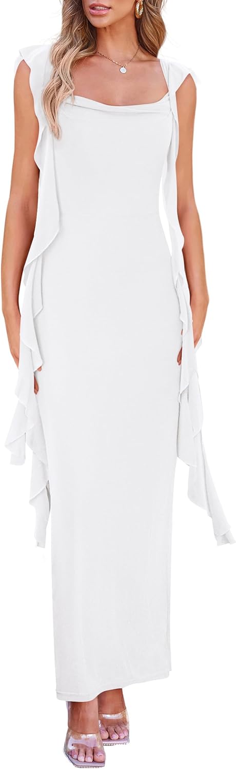 PRETTYGARDEN Wedding Guest Dress 2026 Maxi