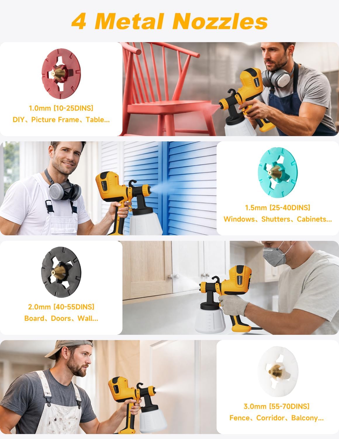 Thumbnail 5 de ELPIDIO Paint Sprayer, 700W