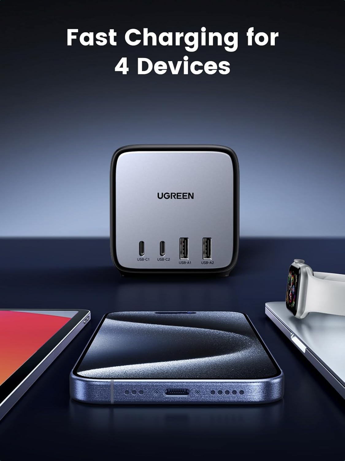 Detalle de UGREEN DigiNest 65W USB C Charger