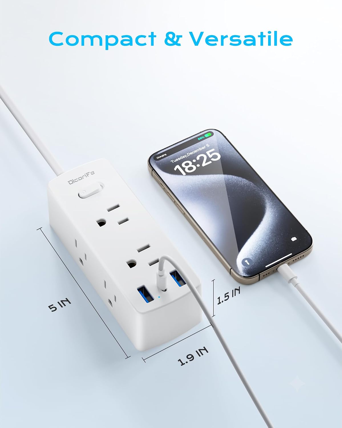Thumbnail 4 de Olcorife Universal Travel Adapter 6-Outlets