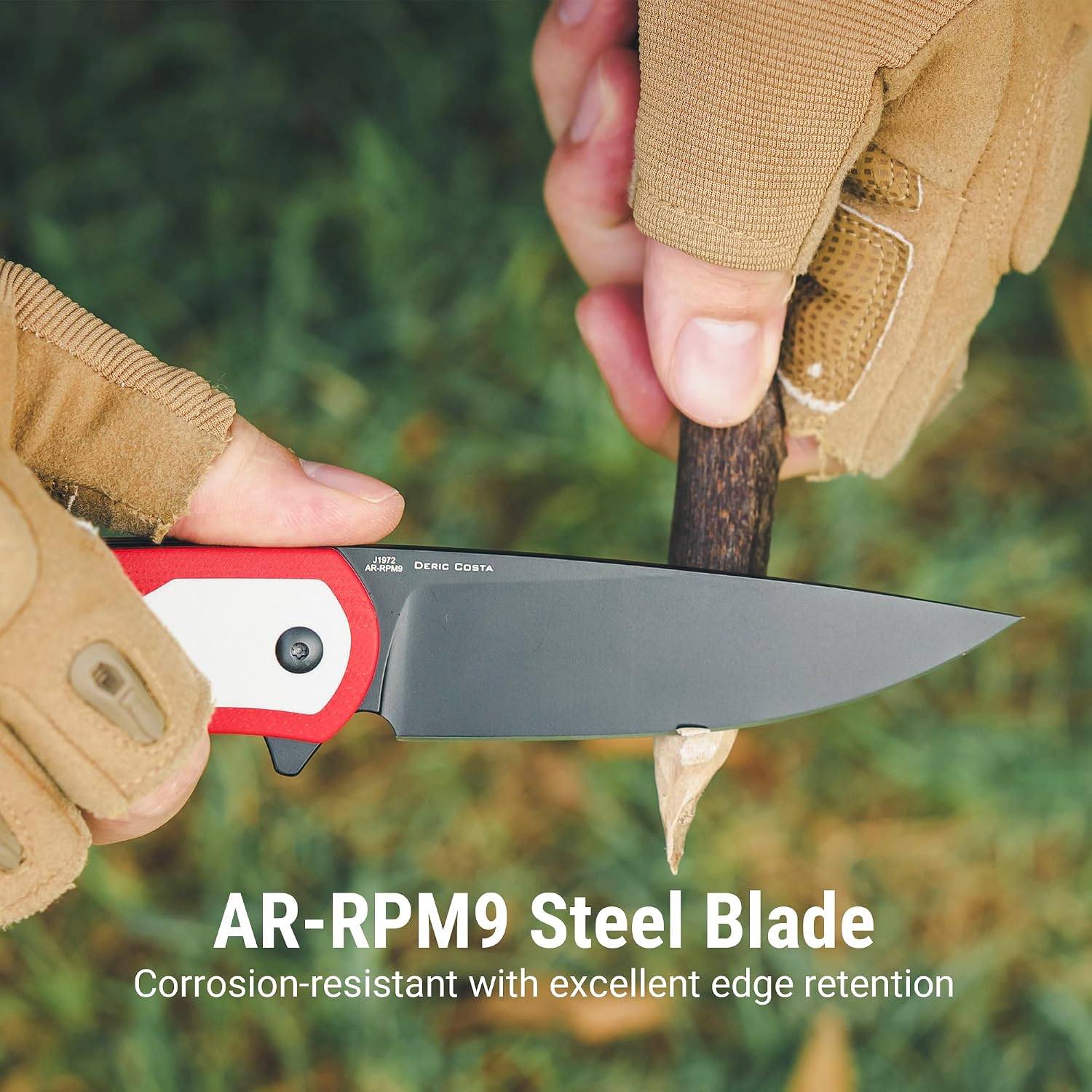 Detalle 2 de CJRB Folding Knife, AR-RPM9 Steel