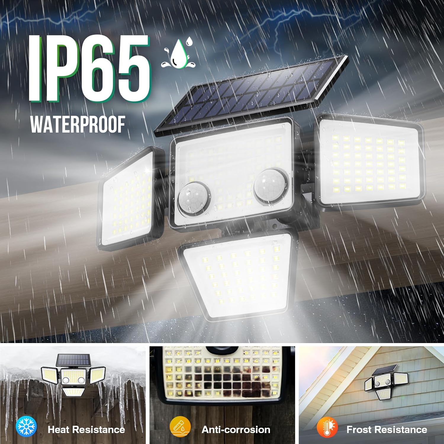 Thumbnail 5 de LYWALT Solar Outdoor Lights 3000LM