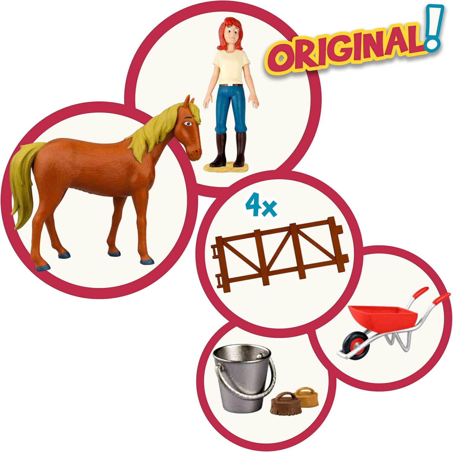 Detalle de Craze Blocksberg Cuidado Amadeus: juego de caballos Bibi y Tina