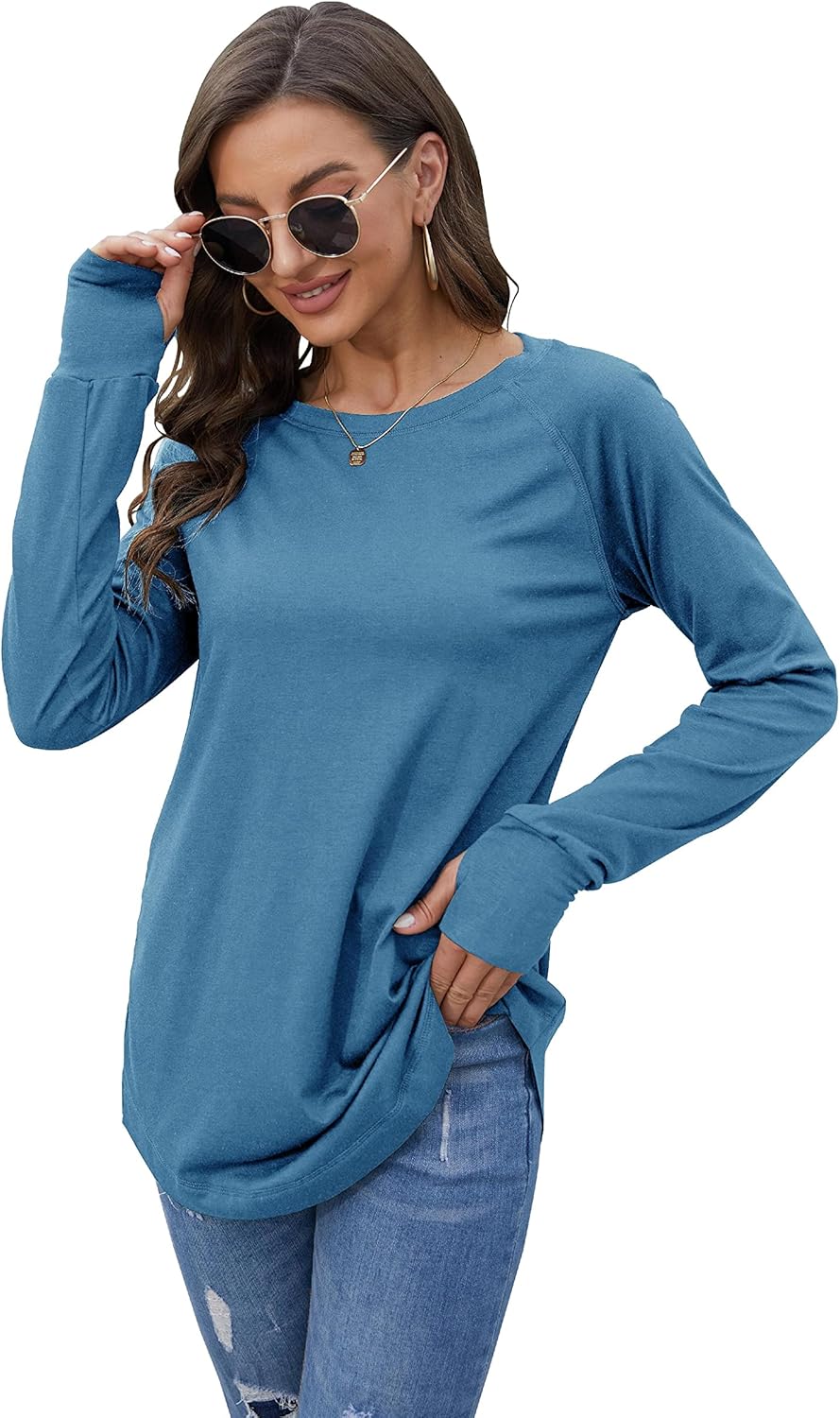 Thumbnail 3 de Fisoew Women's Long Sleeve Tunic 60% Polyester