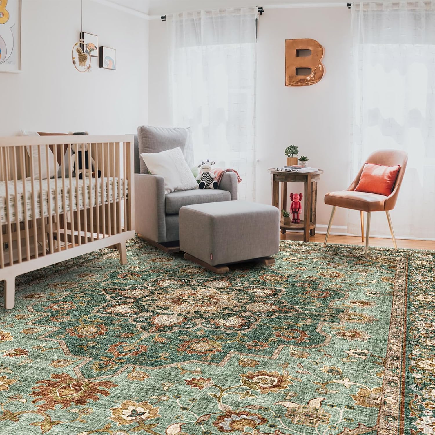 Thumbnail 5 de TOPRUUG 9x12 Washable Area Rug