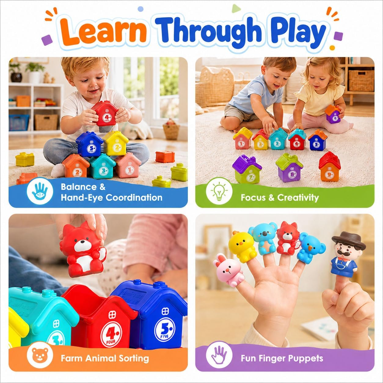 Thumbnail 6 de Luoba Toddler Train Set