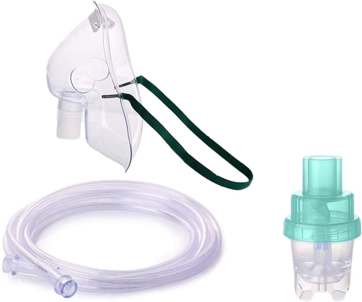 Wonder Care Nebuliser Kit for Children (Pack of 2) – Nebuliser Mask, Soft Tubing & Vaporiser Cup