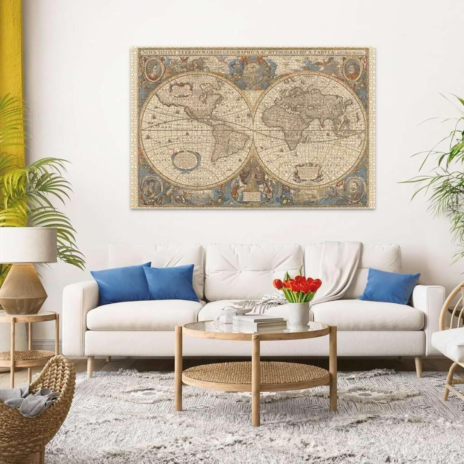 Detalle 2 de Ravensburger Puzzle Mappamondo storico 5000 pezzi 🧩