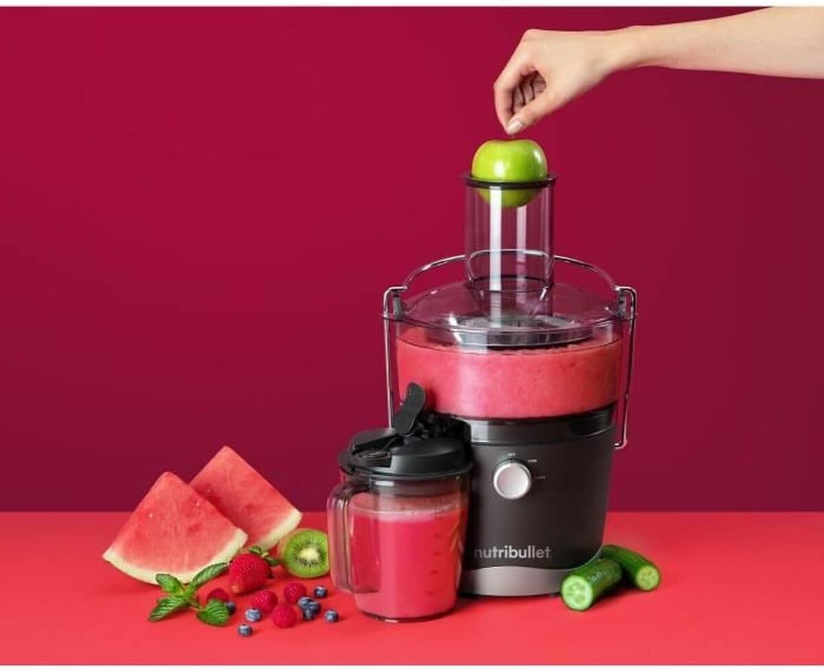 Detalle 2 de NutriBullet NBJ100G Exprimidor Cold Press y Zumo 1.5L 🍹