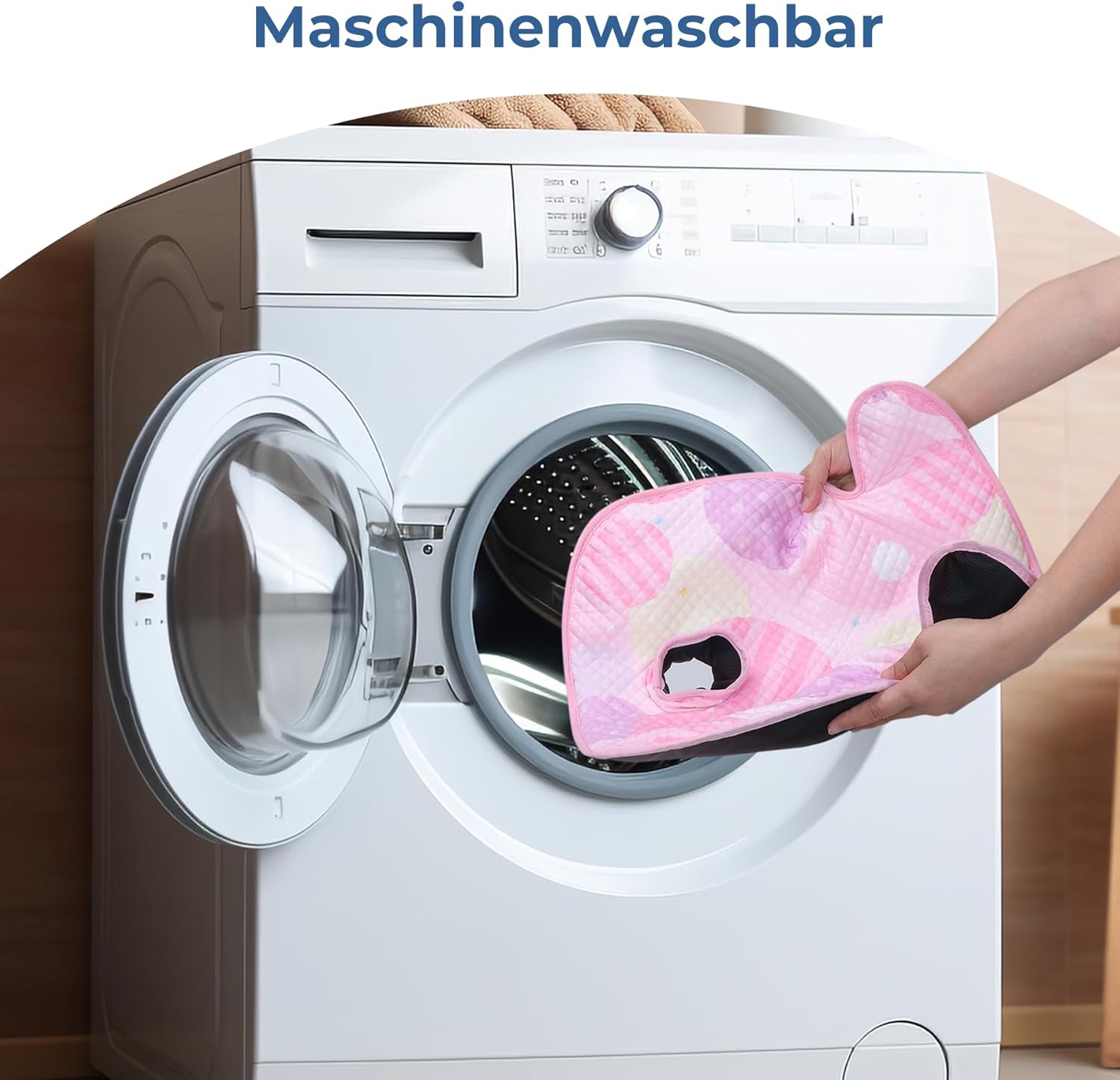 Thumbnail 6 de INFANZIA wasserdichte Schutzunterlage fürs Töpfchentraining – Kindersitz-Protektor mit Trockensitz (Rosa, 1er-Pack)