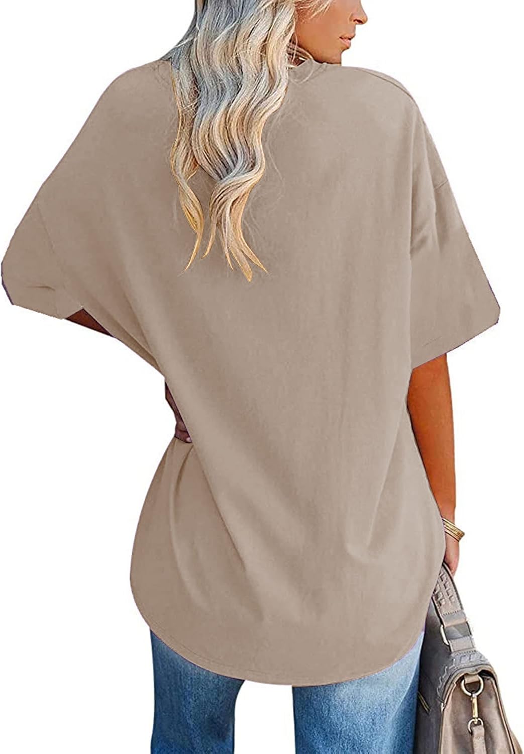 Thumbnail 2 de FDKLOOK Women's Oversized Shirt Short Sleeve