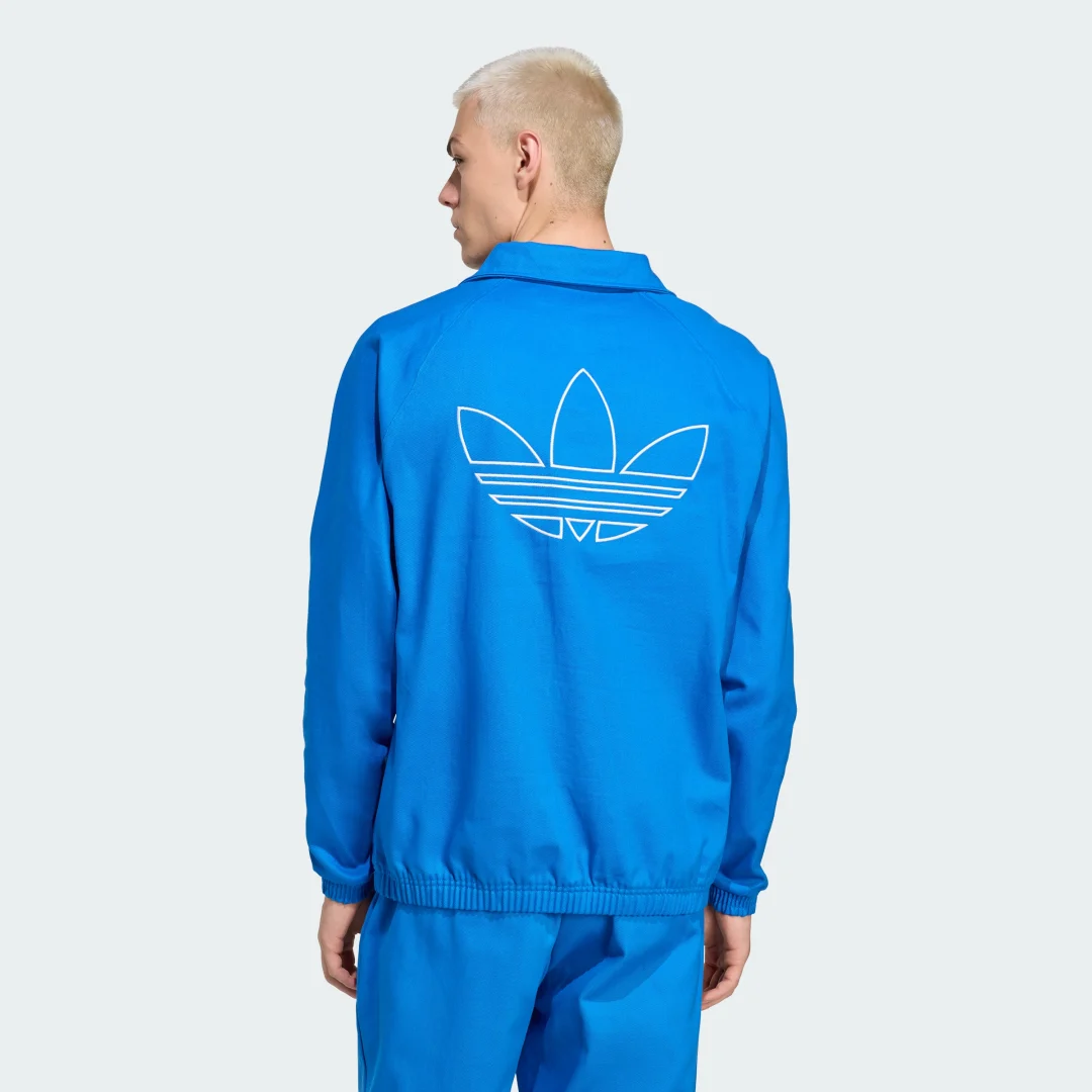 Detalle de Sudadera de entrenamiento Real Madrid Terrace Icons de Adidas – Azul