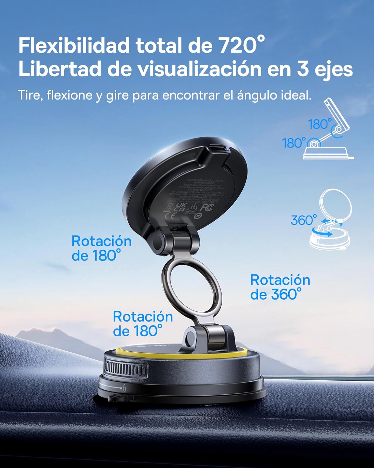 Detalle de Baseus VC2 Flex Pro 15W cargador coche