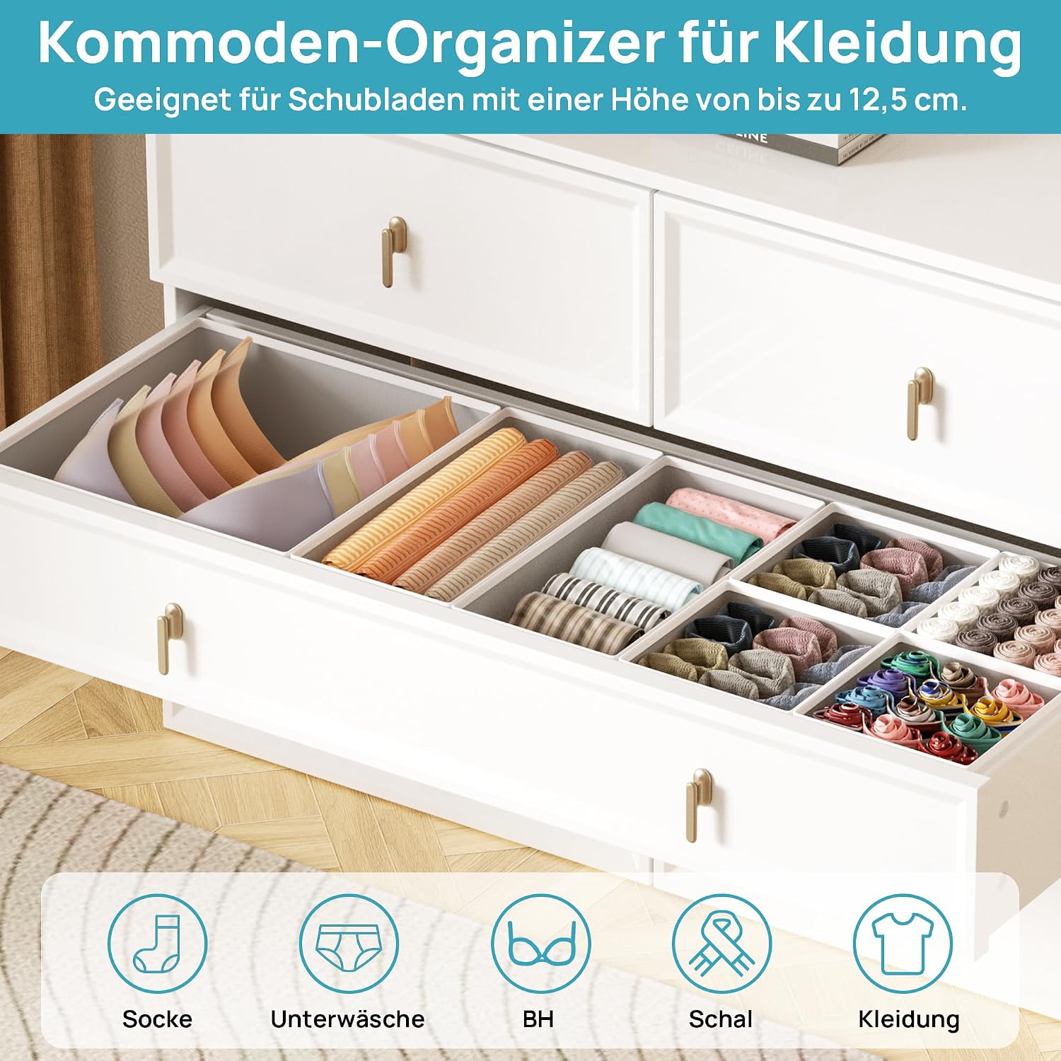 Thumbnail 4 de Vtopmart Kleiderschrank Organizer 12er Set