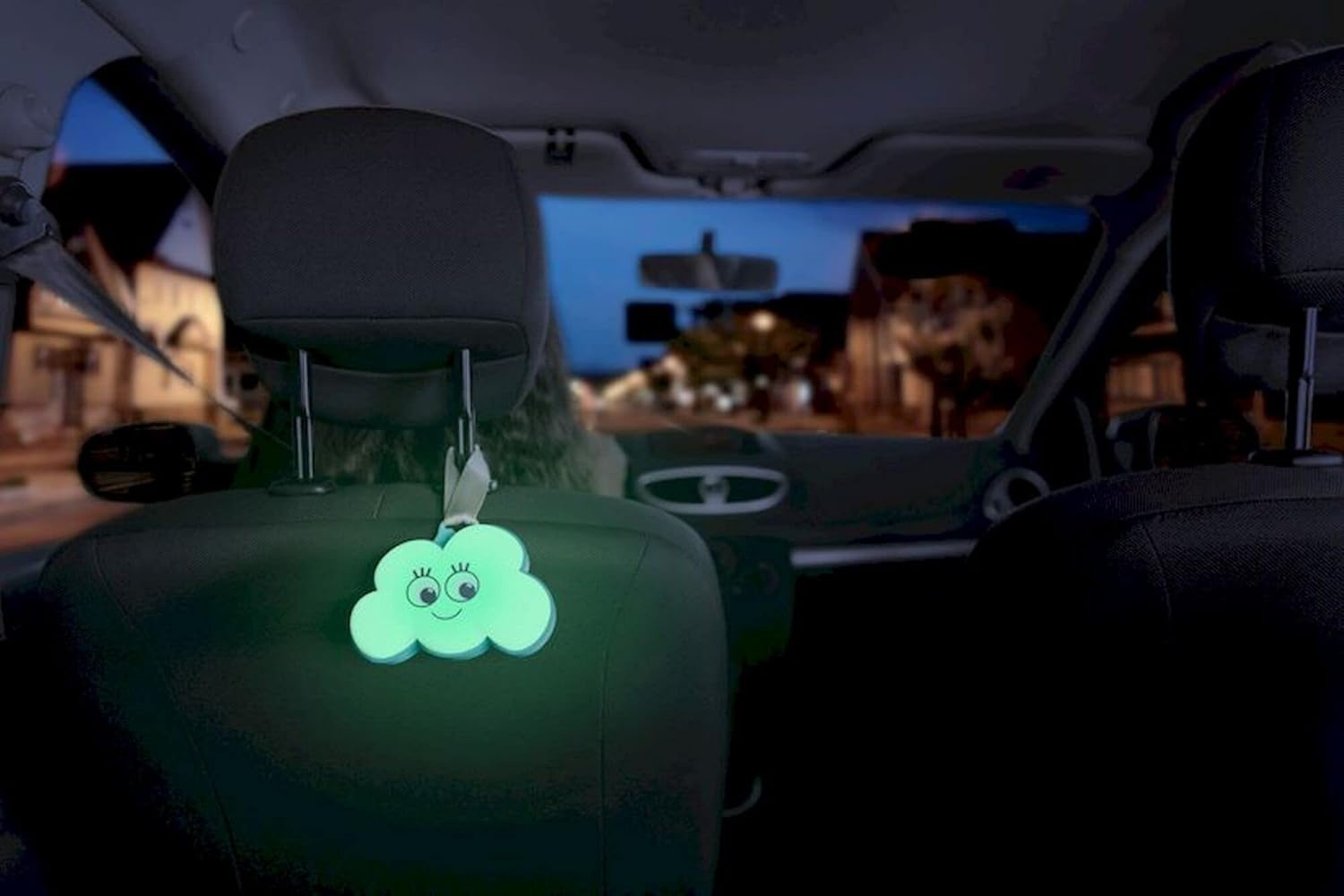 Detalle 2 de Badabulle Veilleuse Bébé Musicale & Lumineuse Nuage Ultra Nomade — Lumière douce, 15 berceuses et arrêt automatique