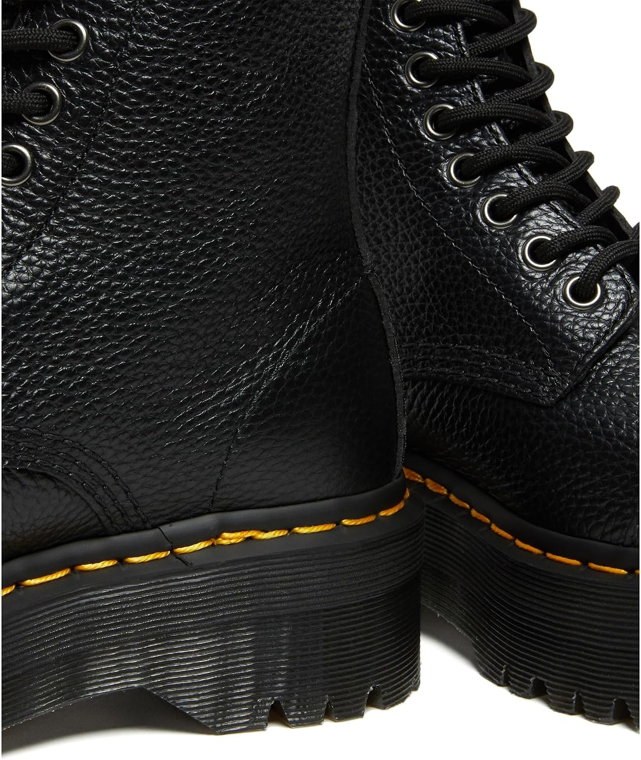 Thumbnail 6 de Dr. Martens con due cinturini regolabili e platform da 5,08 cm in pelle Milled Nappa