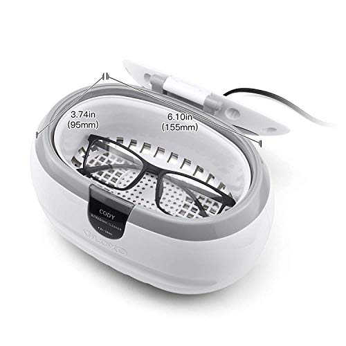 Detalle de VLOXO CD-2800 Ultrasonic Cleaner for Jewellery – 600ml, 50W, 42kHz