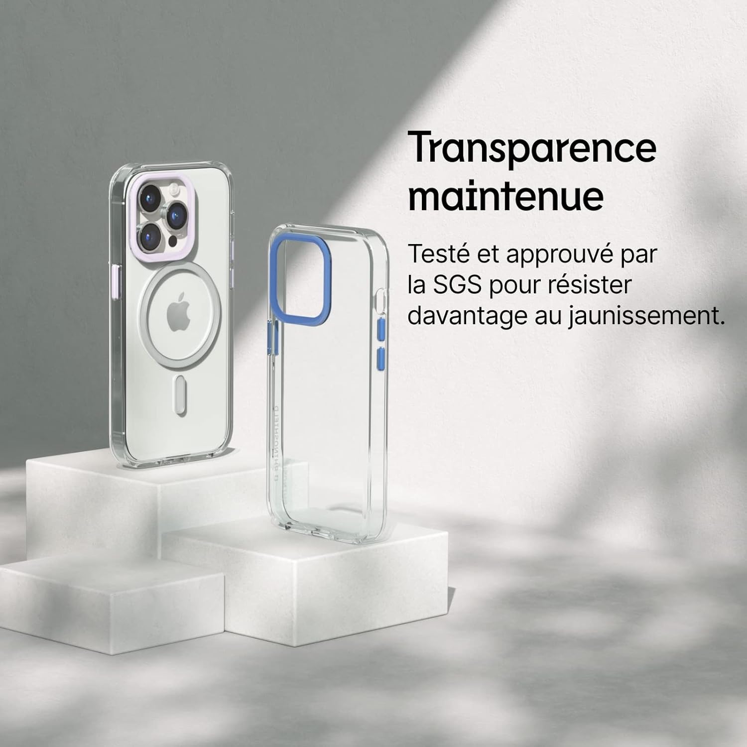 Thumbnail 1 de RhinoShield Coque transparente MagSafe pour iPhone 13 Pro Max — anneau magnétique, anti-jaunissement