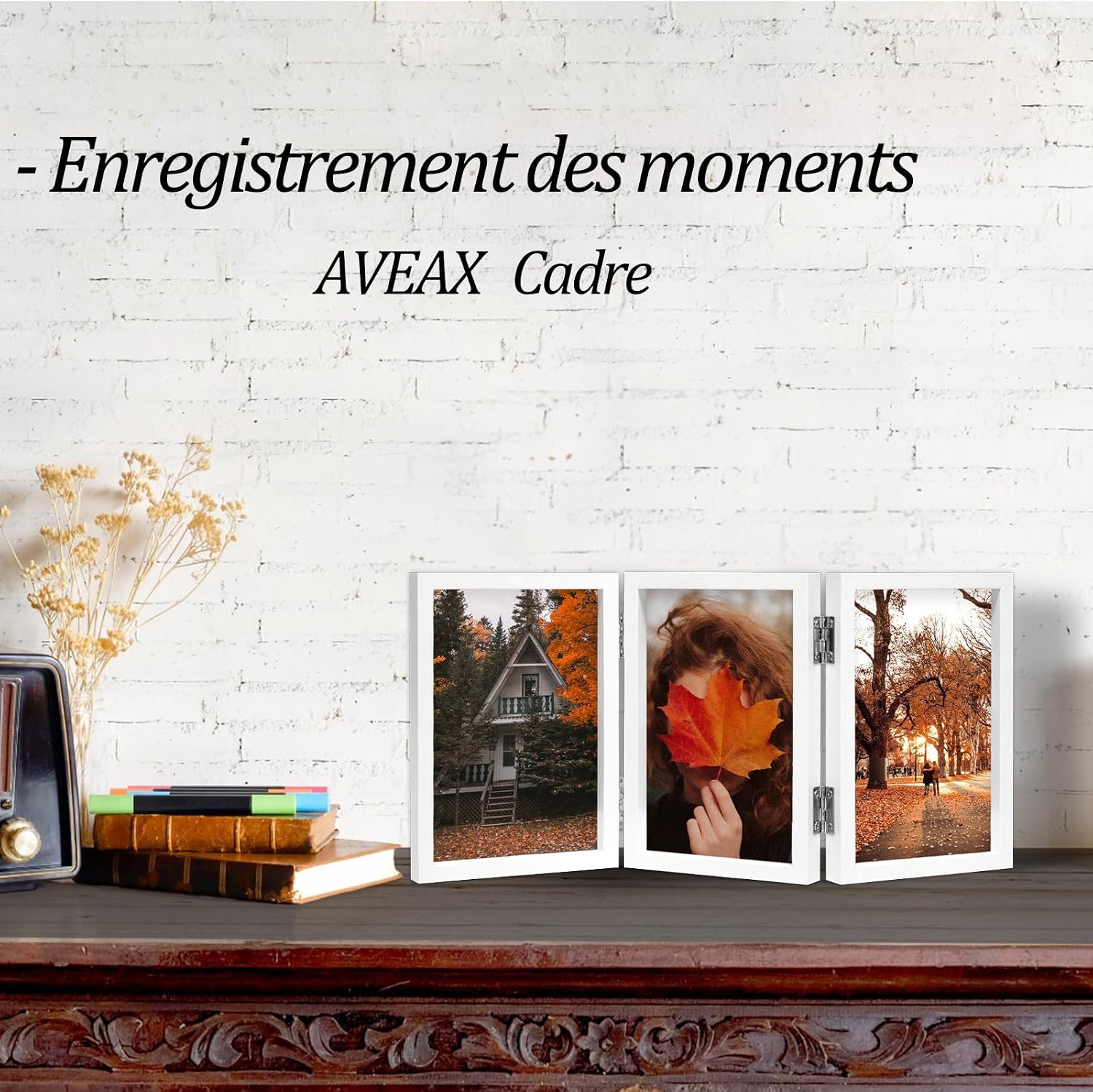 Detalle 1 de AVEAX cadre photo 10x15 triple