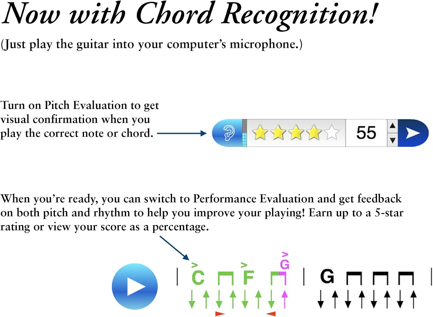 Thumbnail 4 de eMedia Guitar Method v6 [PC Download] — Learn at Home