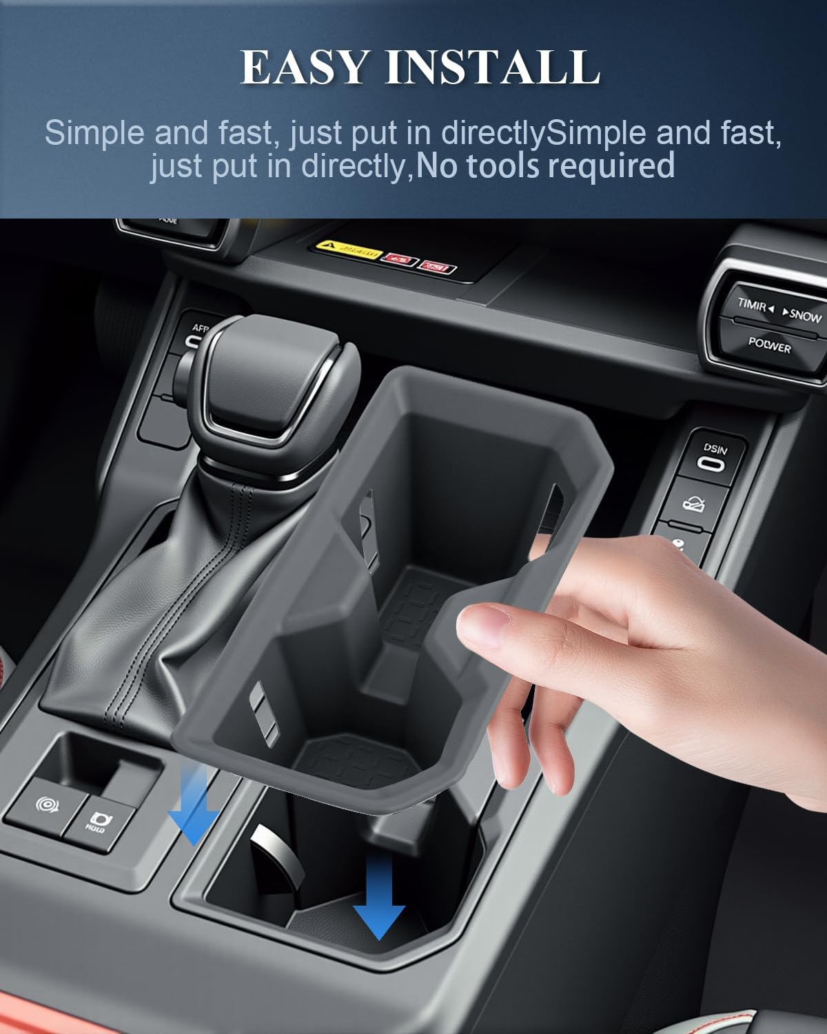 Thumbnail 6 de BIBIBO Cup Holder Insert for 2026 Toyota RAV4